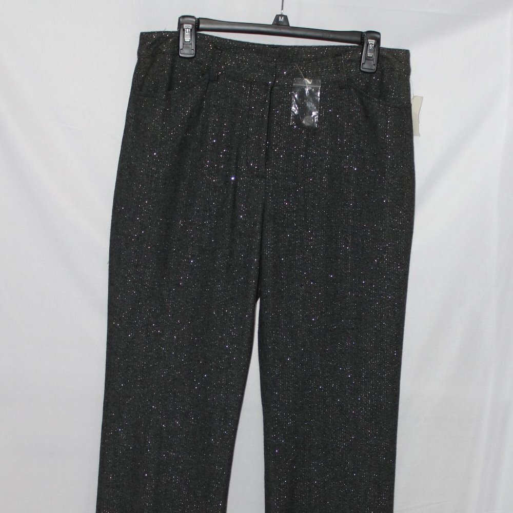 Spanner Grey Fully Lined Glitter Flannel Trousers
